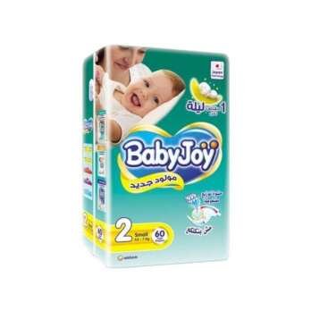 Baby Joy Diapers Size 2, 60 Pcs