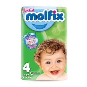 Molfix Diapers Size 4, 58 Pcs