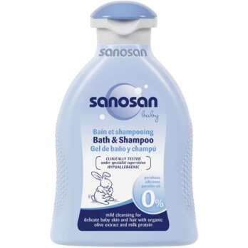 Sanosan Bath And Shampoo For Baby 200 Ml