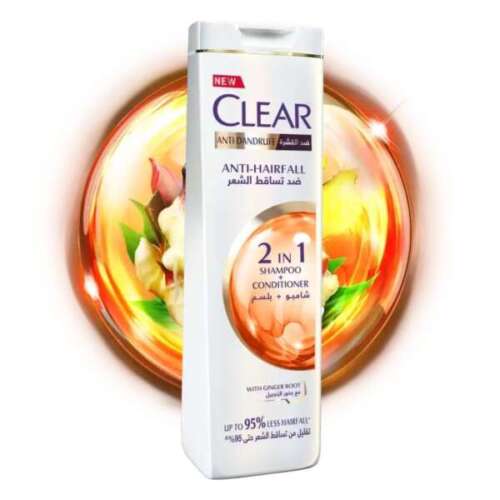 Clear Soft And Shiny Anti-Dandruff Shampoo And Conditioner With Ginger Roots For Women 180 Ml