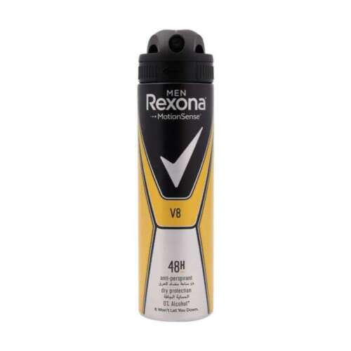 مزيل عرق سبراي V8 للرجال من ريكسونا - 150 مل - Rexona V8 Antiperspirant Deodorant For Men - 150 Ml
