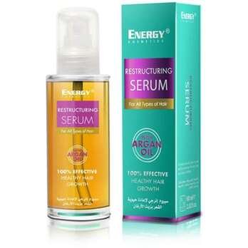 سيرم إعادة بناء الشعر بزيت الأرجان من إنيرجي كوزمتكس – 60 مل