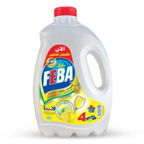 سائل تنظيف الاطباق من فيبا ليمون – 4 كجم