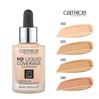 Catrice HD Liquid Coverage Foundation 010 Light Beige 30 Ml