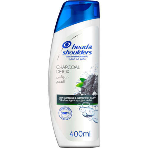 Head & Shoulders Charcoal Detox Anti-Dandruff Shampoo - 400 Ml