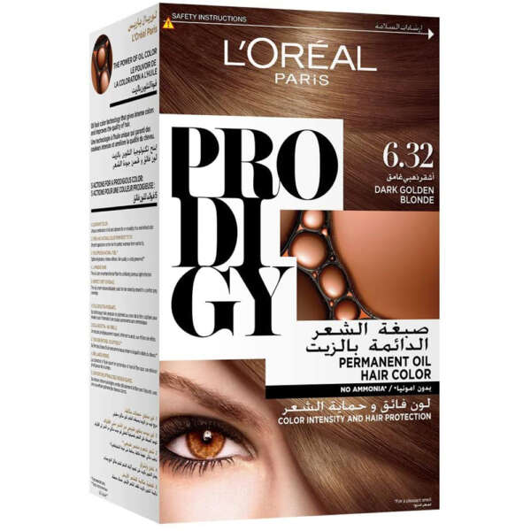 L'Oreal Prodigy Hair Color 6.32 Dark Golden Blonde