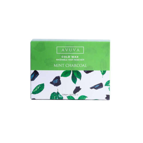 Avuva Cold Wax Washable Hair Remover Mint Charcoal - 228 Gm