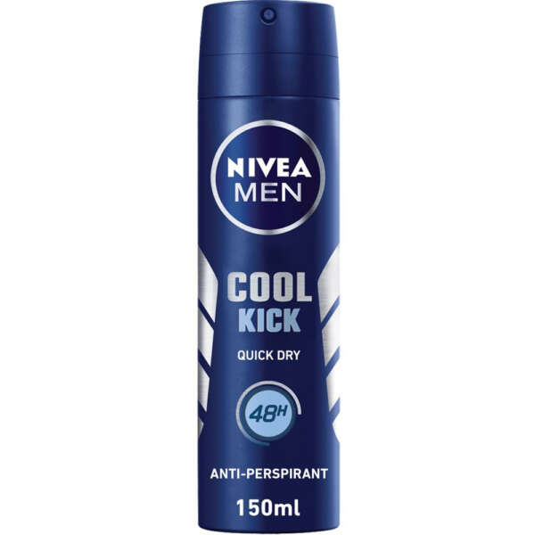 Nivea Men Cool Kick Deodorant - 150 Ml