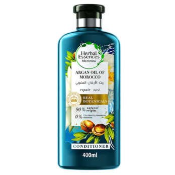 هيربال اسينسز بلسم بزيت الأرجان المغربي لتجديد وإصلاح الشعر - 400 مل