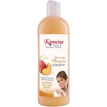 كامينا فوم استحمام برائحة الخوخ 750 مل