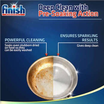 فنش مسحوق غسيل لغسالات الاطباق 1ك + عبوة 400مل
