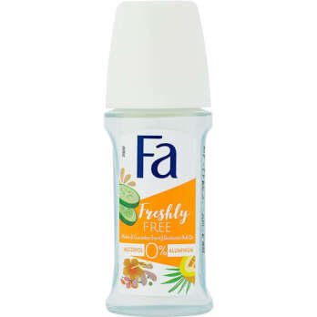 Fa Freshly Free Deodorant Roll On Cucumber & Melon - 50ml