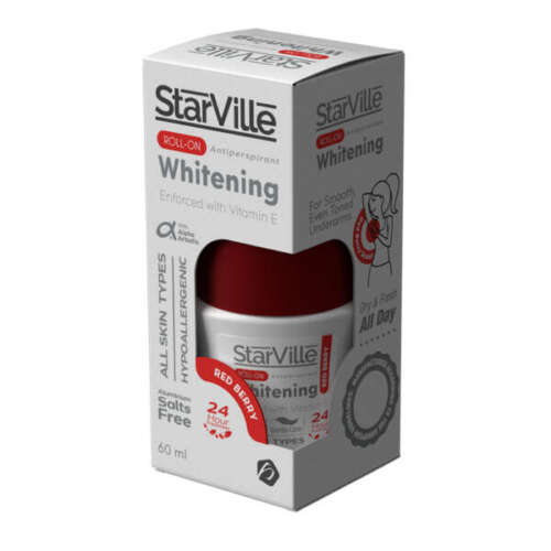 starville Whitening Roll-On Antiperspirant Red Berry - 60ml