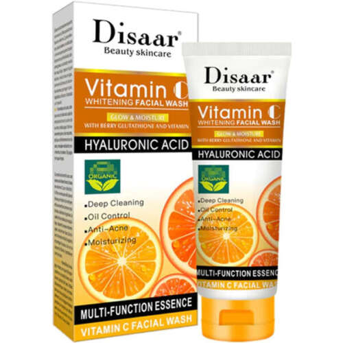 Disaar Vitamin C Whitening Facial Wash With Hyaluronic Acid - 100ml