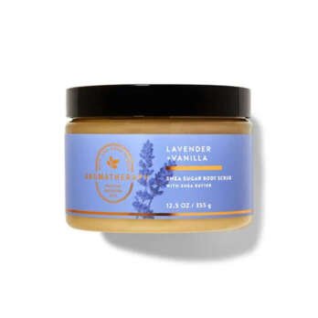 Bath & Body Lavender + Vanilla Shea Sugar Body Scrub - 355G