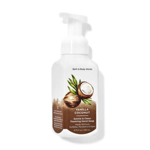 Bath & Body vanilla coconut Gentle & clean Foaming Hand Soap - 259ml