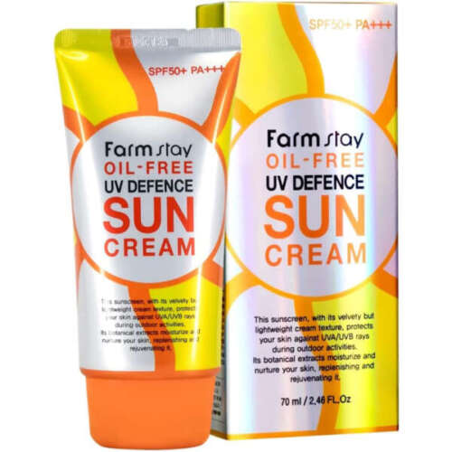 Farm Stay Oil Free UV Defence Sun Cream - 70Ml