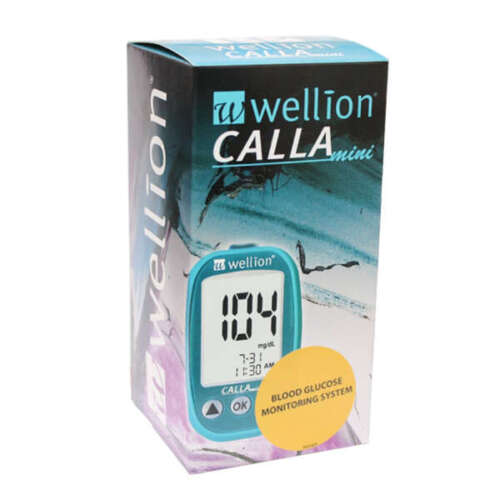 Wellion Cala Mini is an easy-to-use blood glucose meter