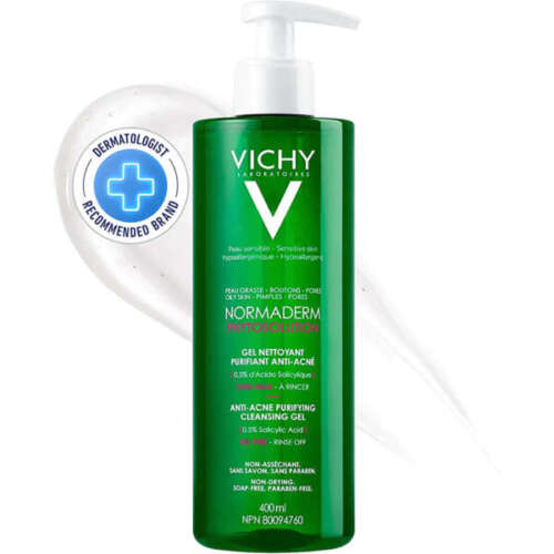vichy normaderm phytosolution intensive purifying gel - 400ml