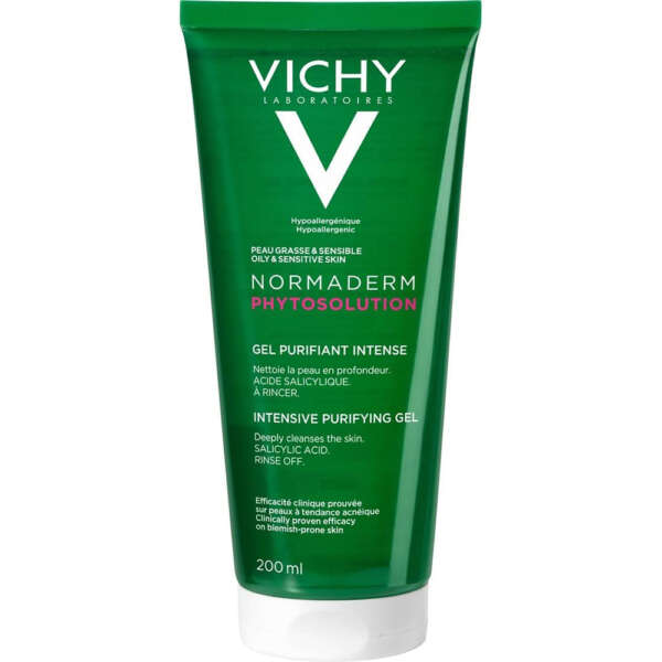 vichy normaderm phytosolution intensive purifying gel - 200ml