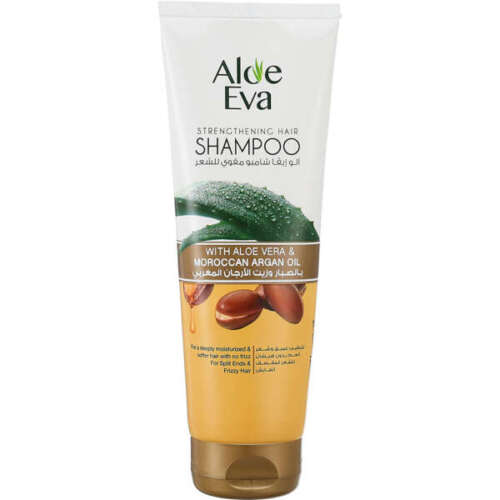 Aloe Eva Strengthening Hair Shampoo with Aloe Vera and Moroccan Argan Oil - 230ml