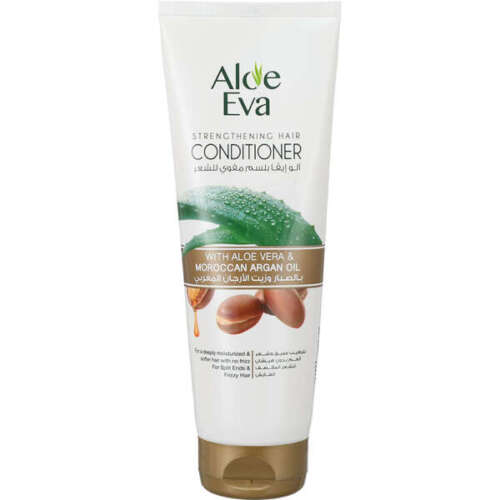 Aloe Eva Strengthening Hair Conditioner with Aloe Vera and Moroccan Argan Oil - 230ml