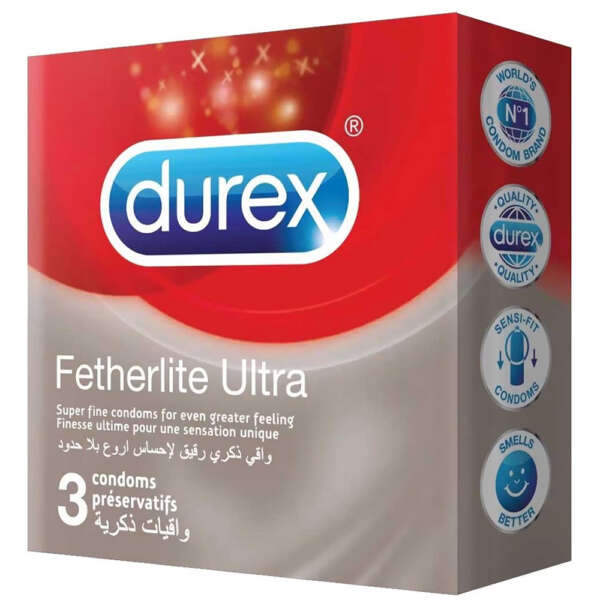 Durex Condom Fetherlite Ultra - 3 Pieces