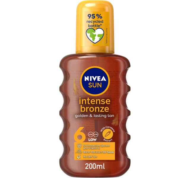 Nivea Sun Intense Bronze Spray SPF6 - 200ml