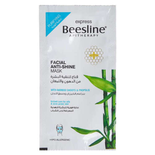 Beesline facial anti-shine mask with bambo shoots and propolis - 8g