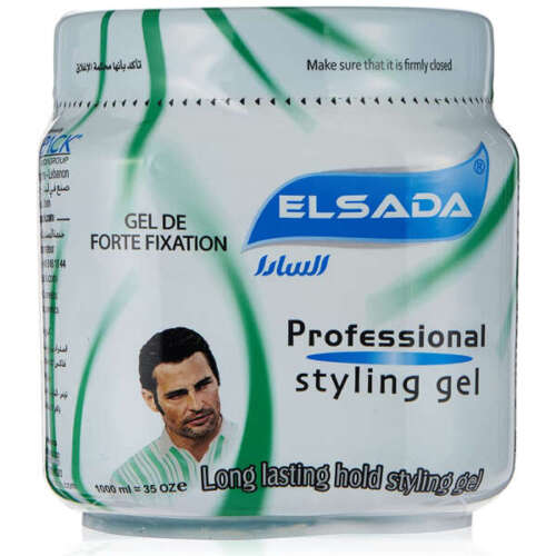 El Sada Hair Styling Gel - Green - 1 Liter