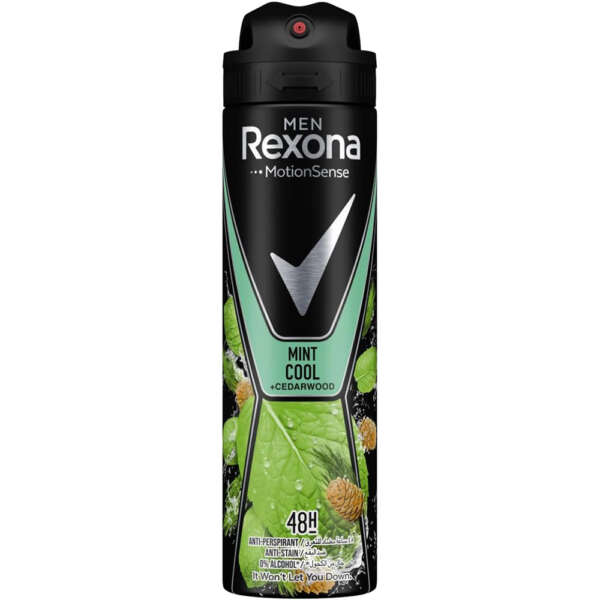 Rexona Men Antiperspirant Deodorant Mint Cool & Cedarwood Spray -150ML