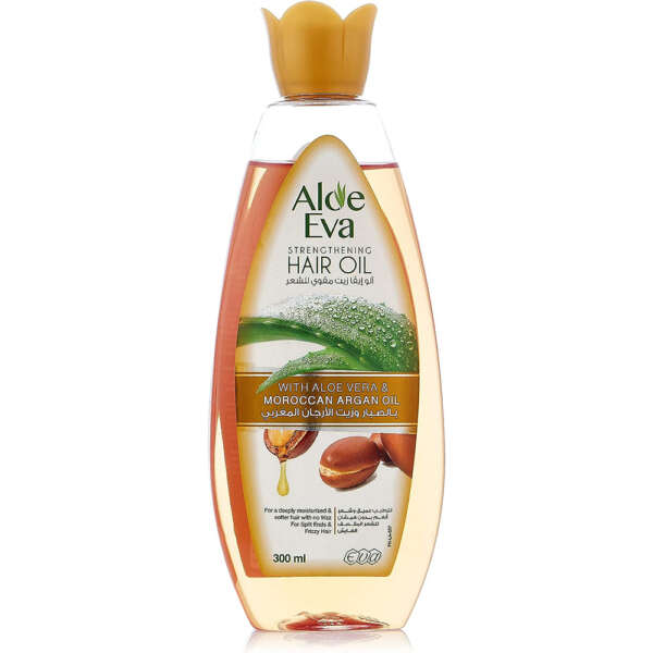 Aloe Eva hair oil with aloe vera and moroccan argan oil - 300ml