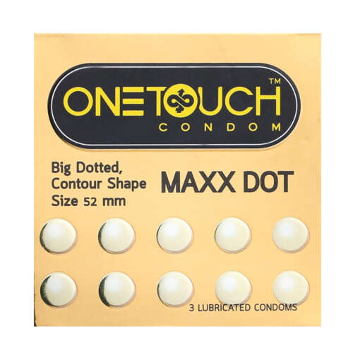 One Touch Condom Maxx Dot - 3 Pieces