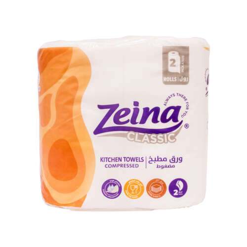 Zeina Kitchen Tissues - 2 Rolls