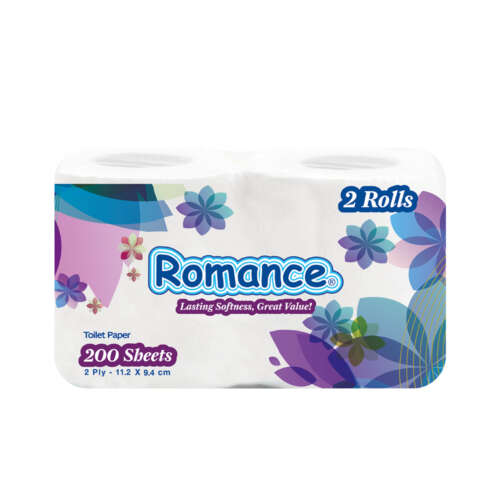 Romance toilet Tissues - 2 rolls