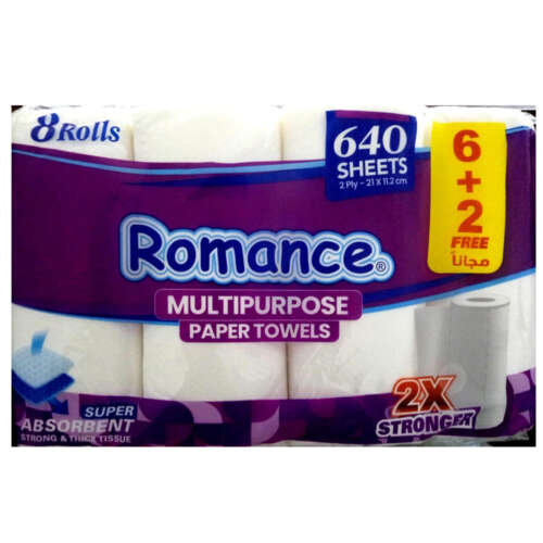 Romance Kitchen Tissues - 6+2 Free
