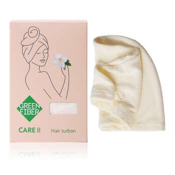 Green Fiber CARE 8 Hair turban, milky-white