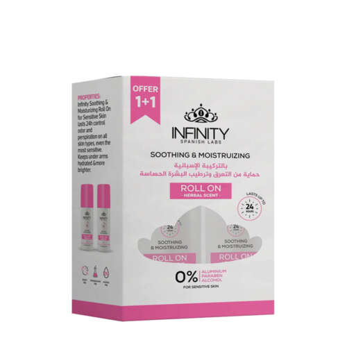 Infinity Roll-on Deodorant Herbal scent 1+1 Free - 80ml