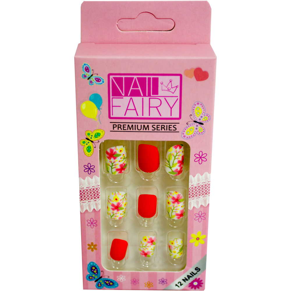 Fake Nails for Children - Flowers