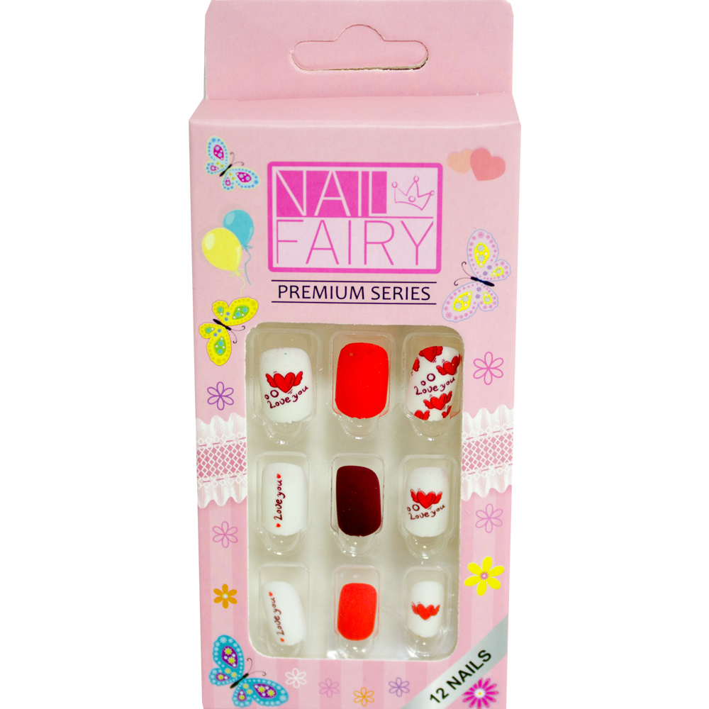 Fake Nails for Children - Hearts