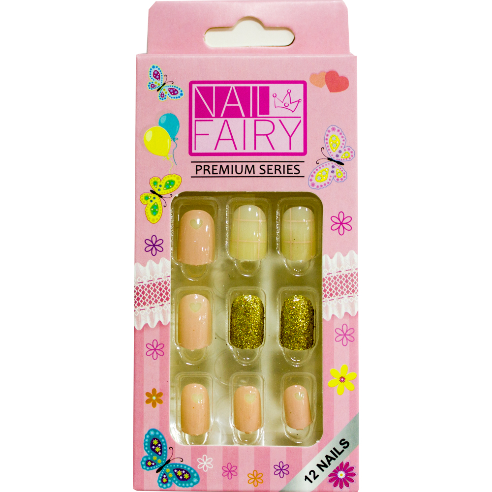 Fake Nails for Children - Gold