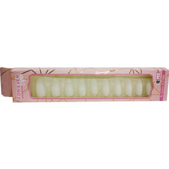 Artificial nails for adults - white