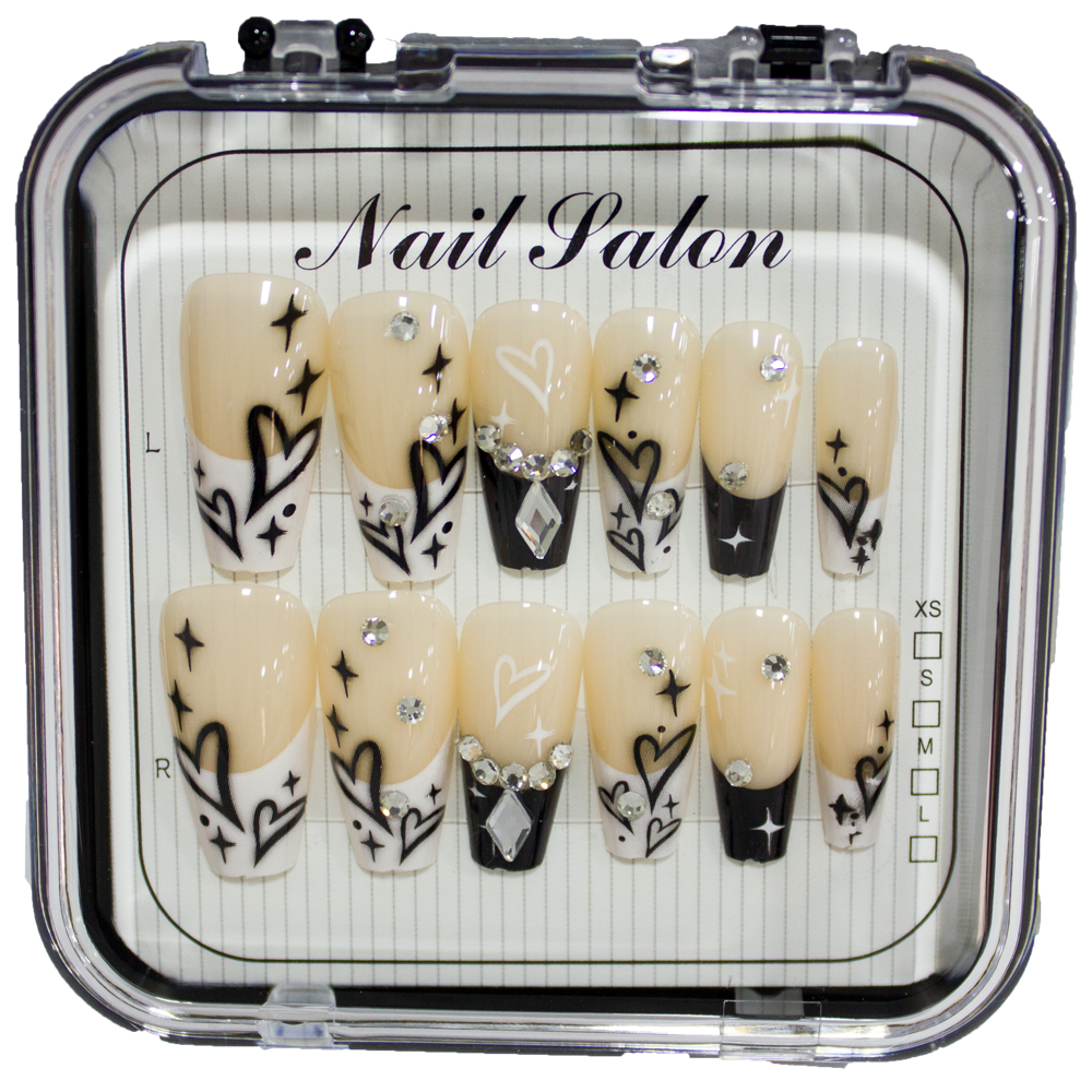 Fake Nails for Adults - Beige 02