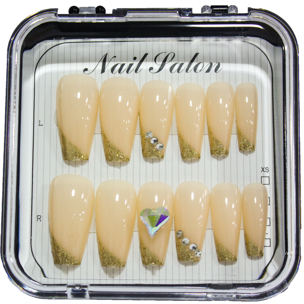 Fake Nails for Adults - Beige 03