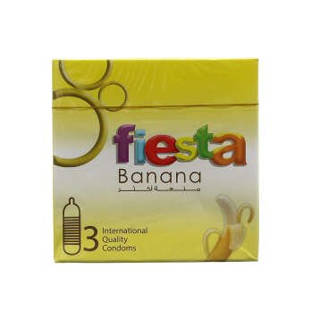 فييستا واقي ذكري برائحة الموز - 3 قطع