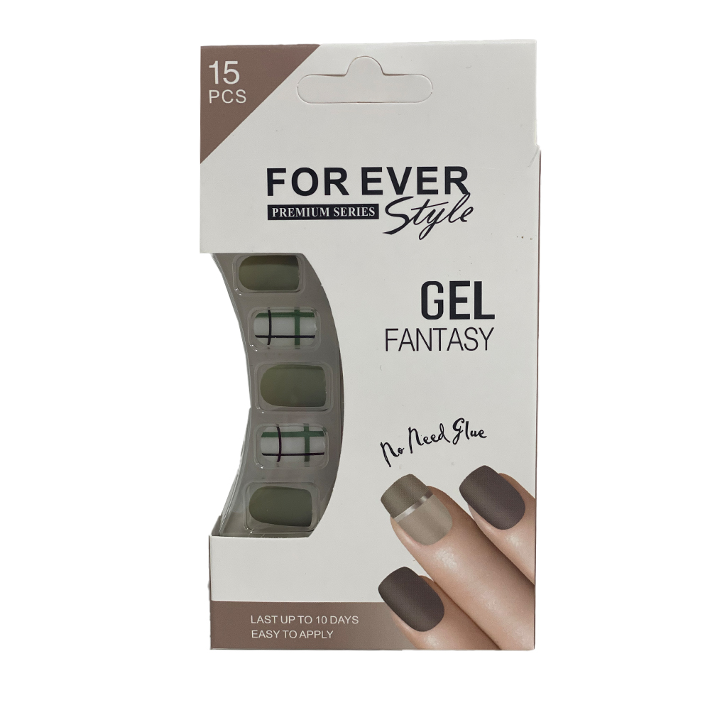 Forever Silicone Artificial Nails – 20