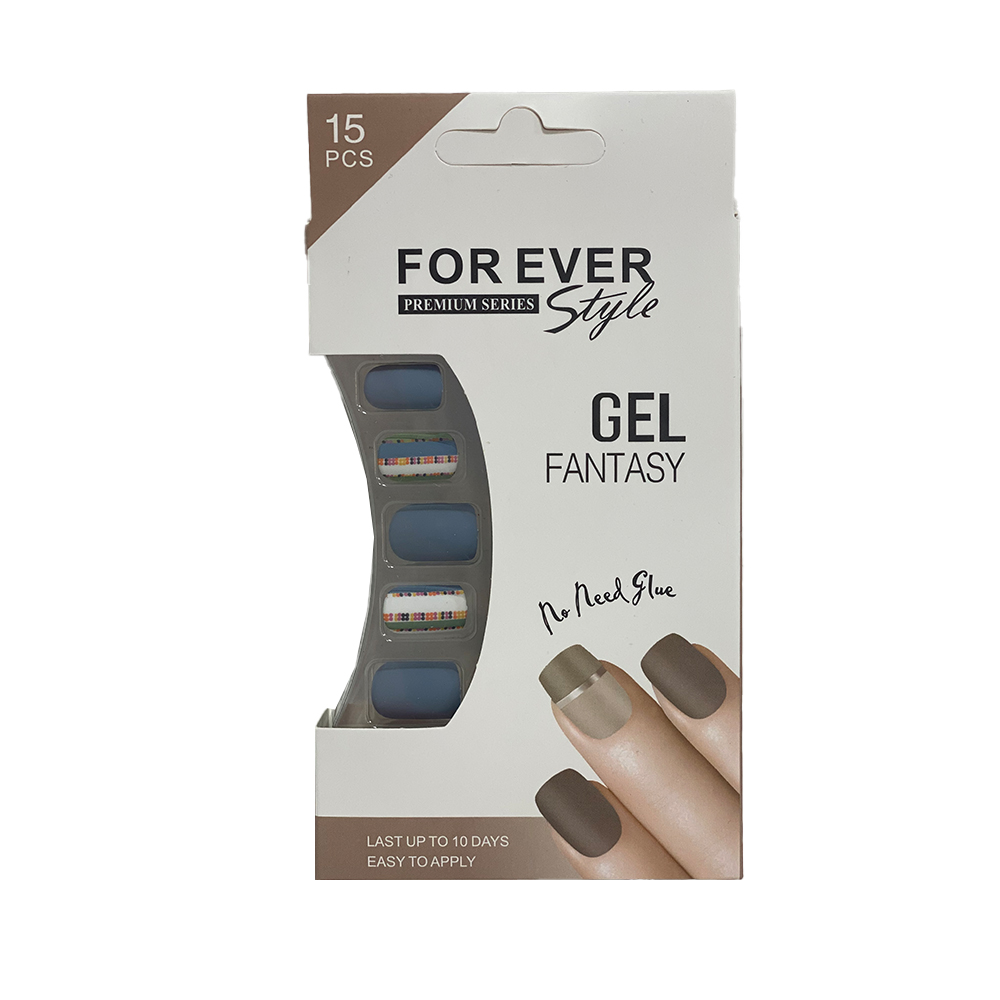 Forever Silicone Artificial Nails – 24