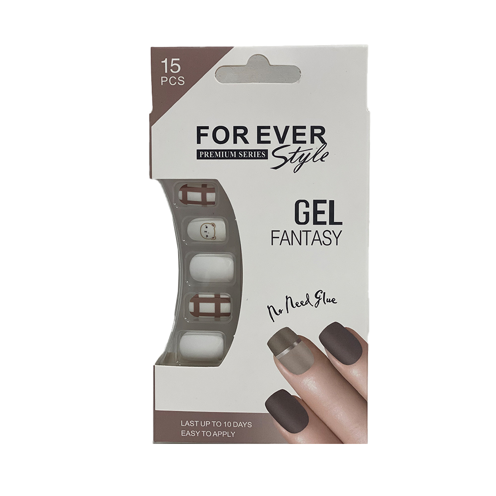 Forever Silicone Artificial Nails – 30