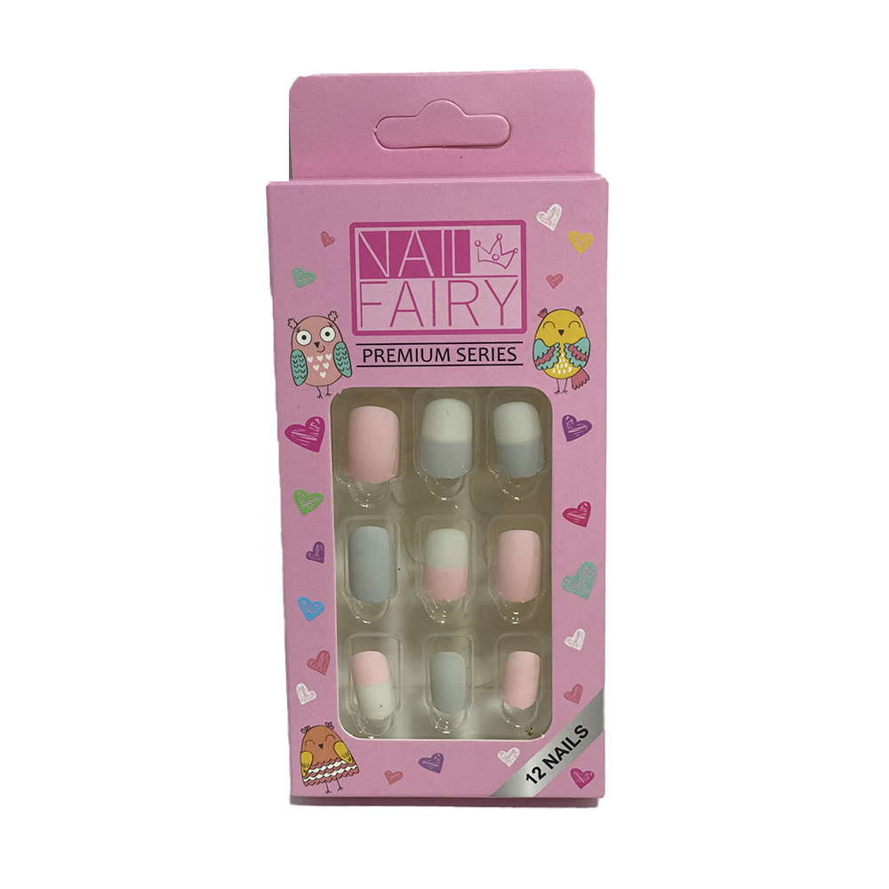 Kids False Nails - Romady in Pink