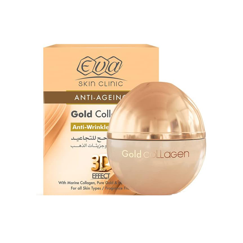 Eva Skin Clinic Gold Collagen Anti-Wrinkle Cream - 50ml